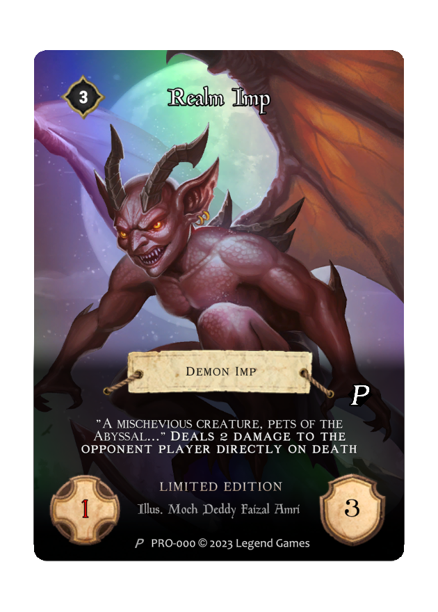PRO_0 Mythrel promo card