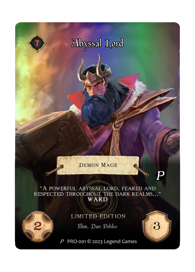 PRO_1 Mythrel promo card